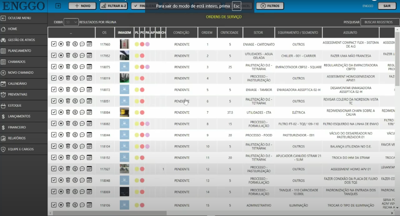 Exportar para Excel